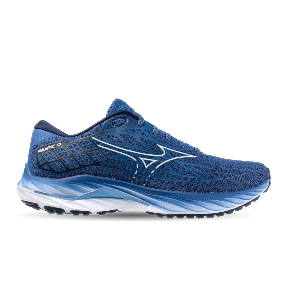 Mizuno Men's Wave Inspire 20 - Nebulas Blue/White