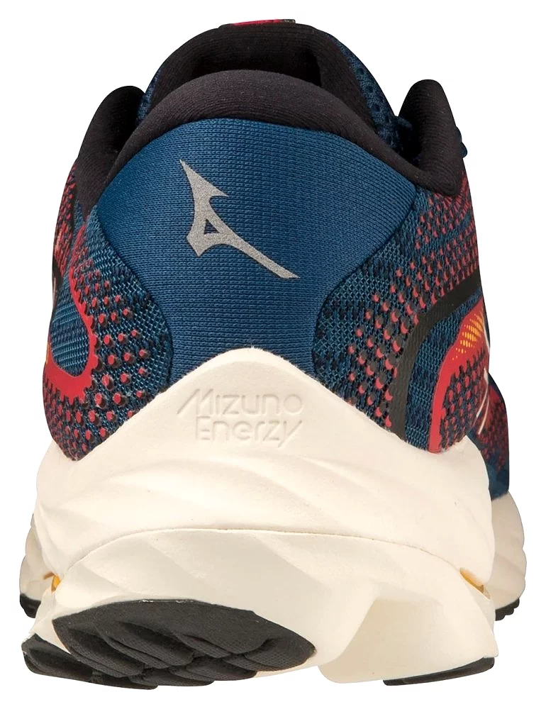 Mizuno Men's Wave Rider 27 - Blue Opal/Papyrus