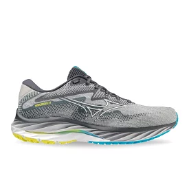 Mizuno Men's Wave Rider 27 - Pearl Blue/White