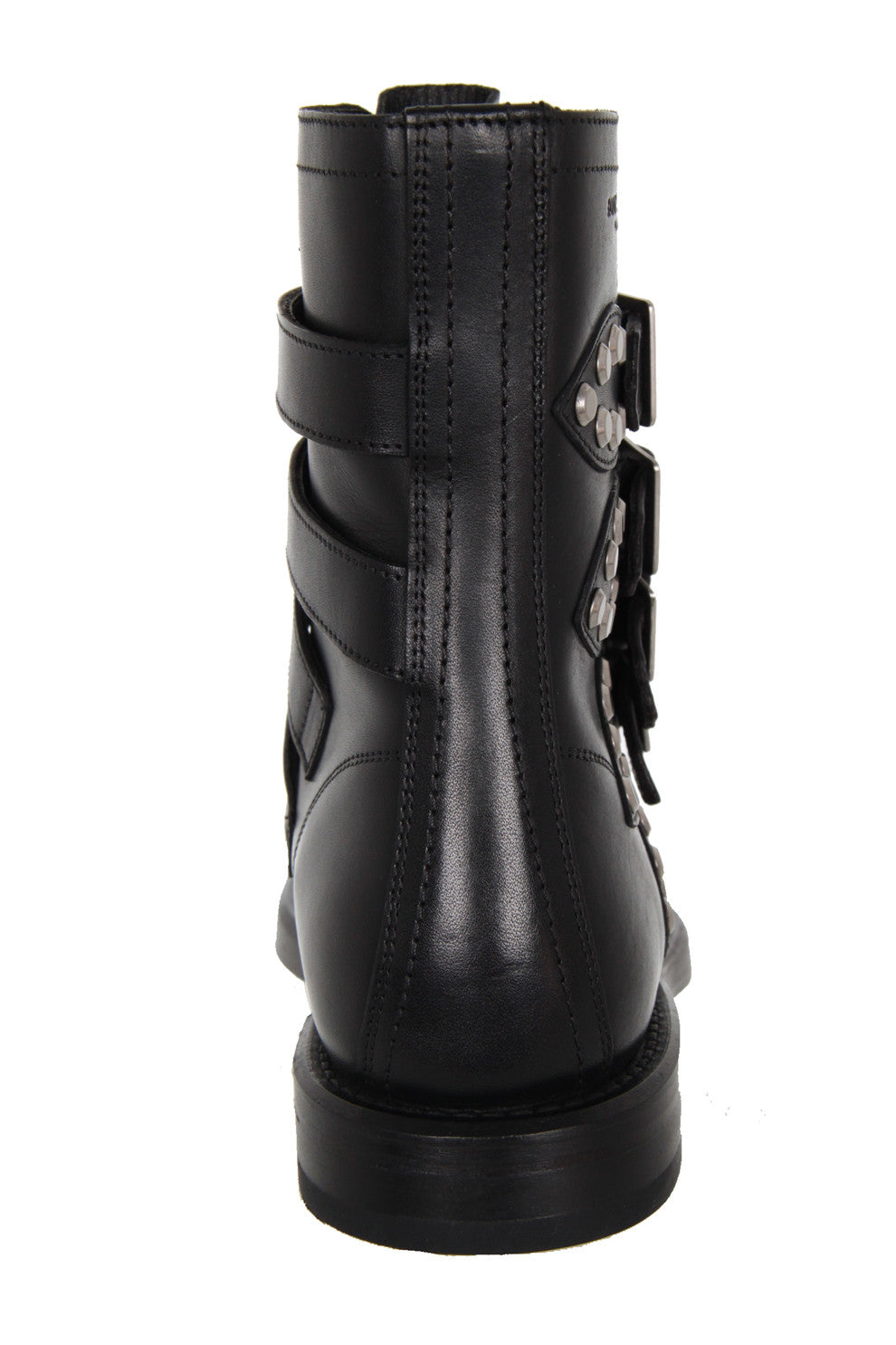 Multi Buckle Ranger Boots, Black