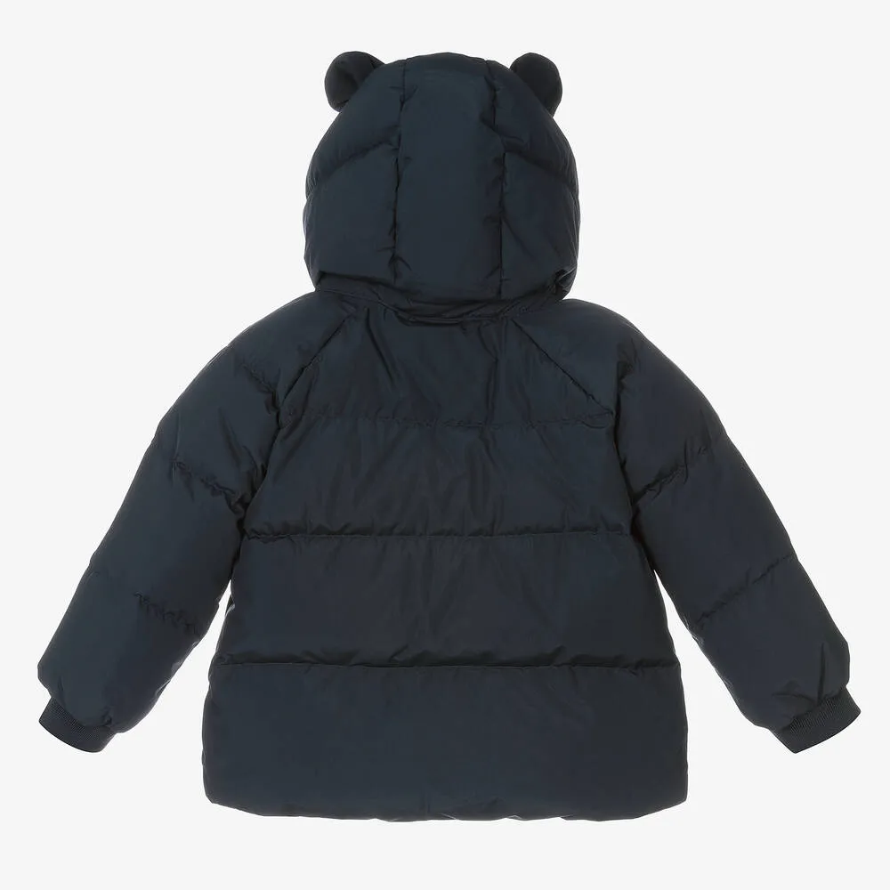 Navy Blue Down Puffer Jacket