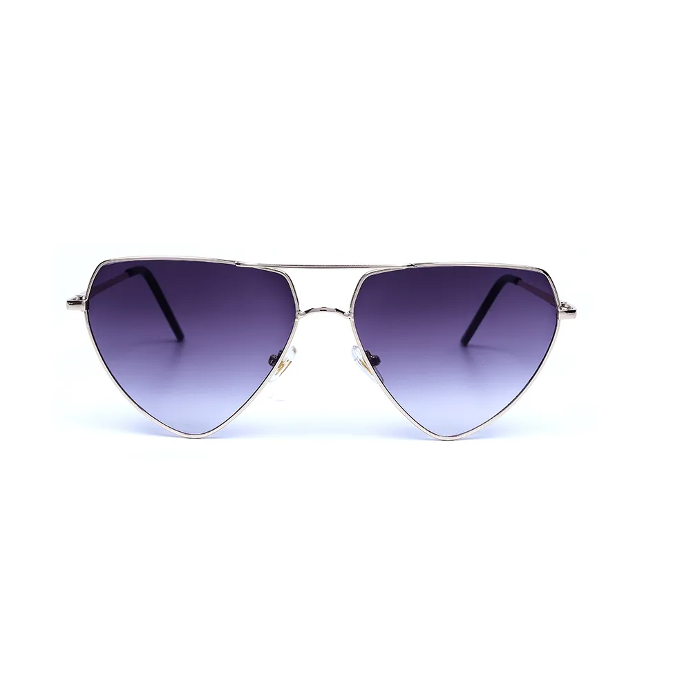 New Female Retro Heart Sunglasses Purple Shades Eyewear