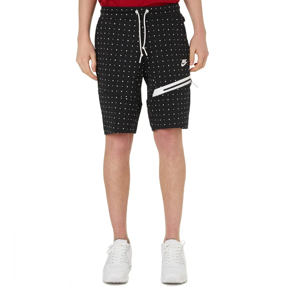 Nike Tech Fleece Polka Dot ShortBlack