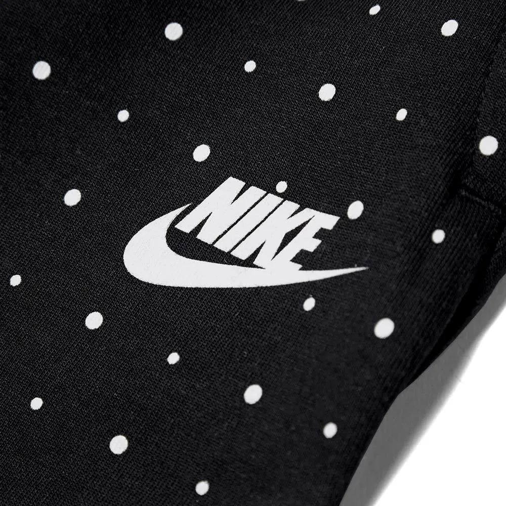 Nike Tech Fleece Polka Dot ShortBlack