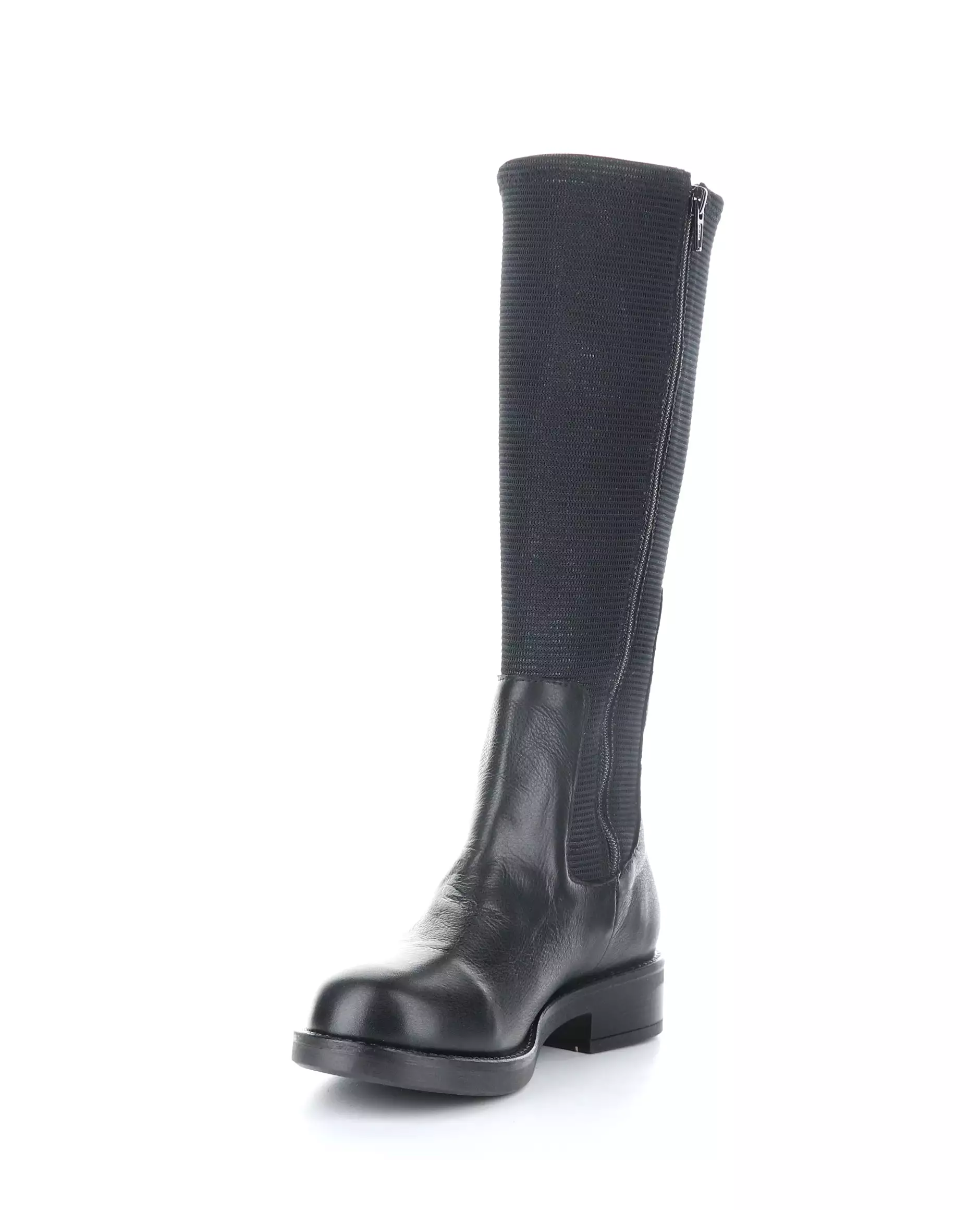 NOISE BLACK Round Toe Boots