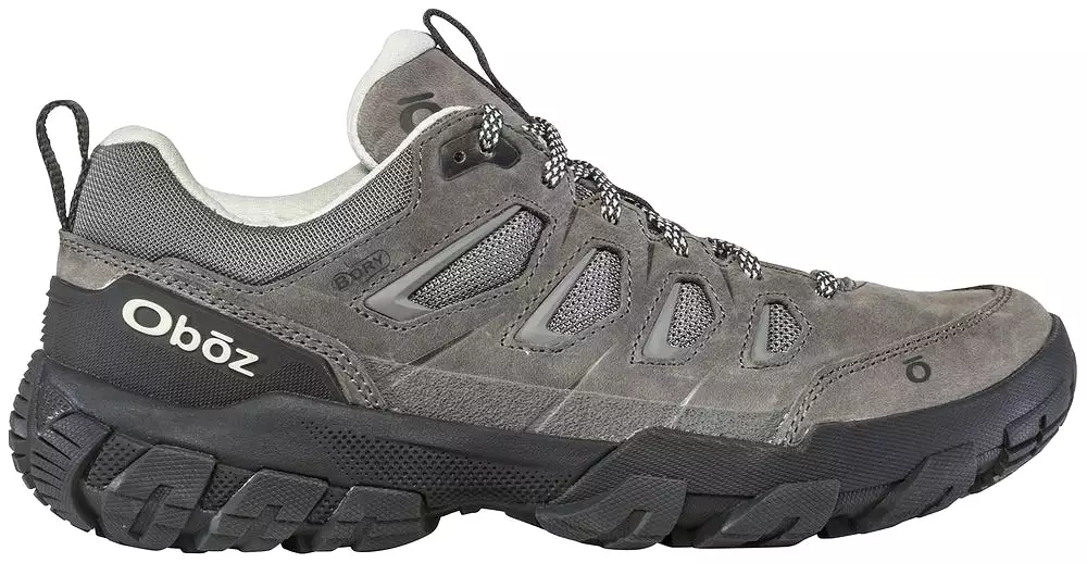 Oboz Women's Sawtooth X Low Waterproof Hiking Shoes - Hazy Gray