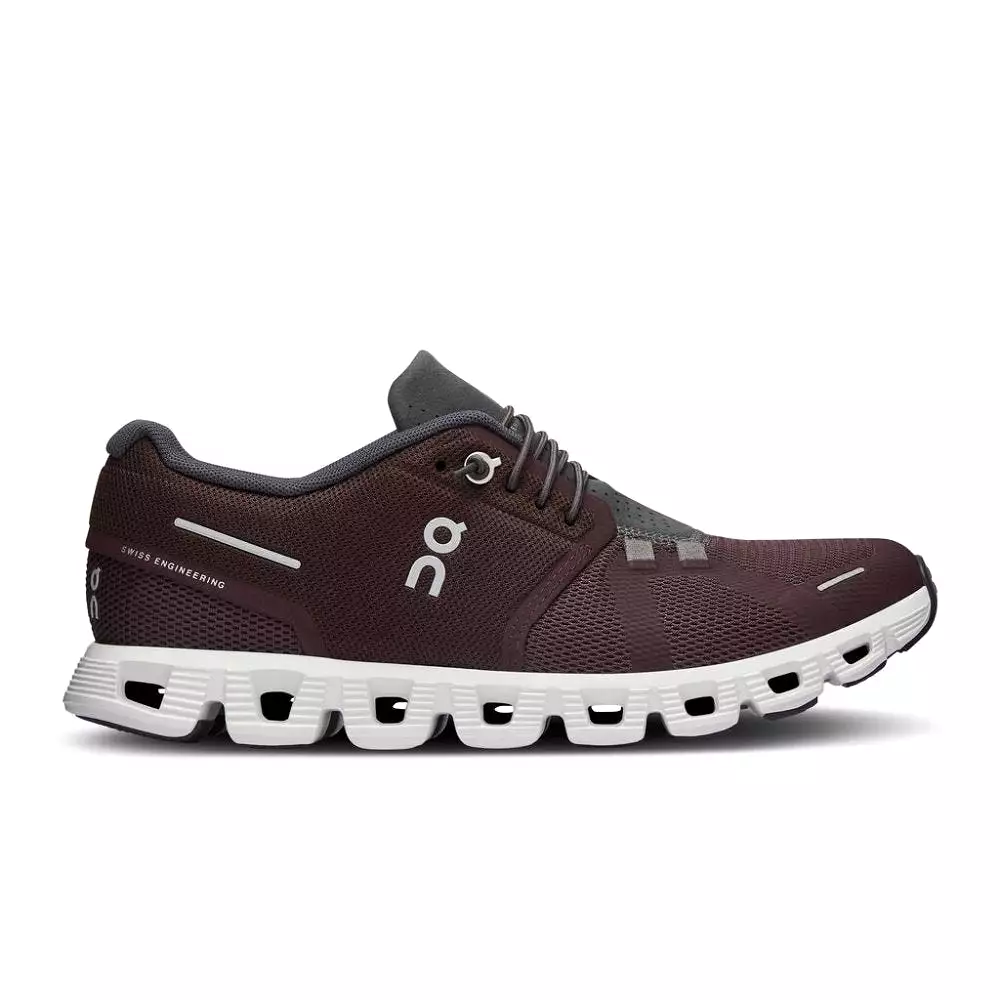 On Women's Cloud 5 Sneaker - Mulberry/Eclipse