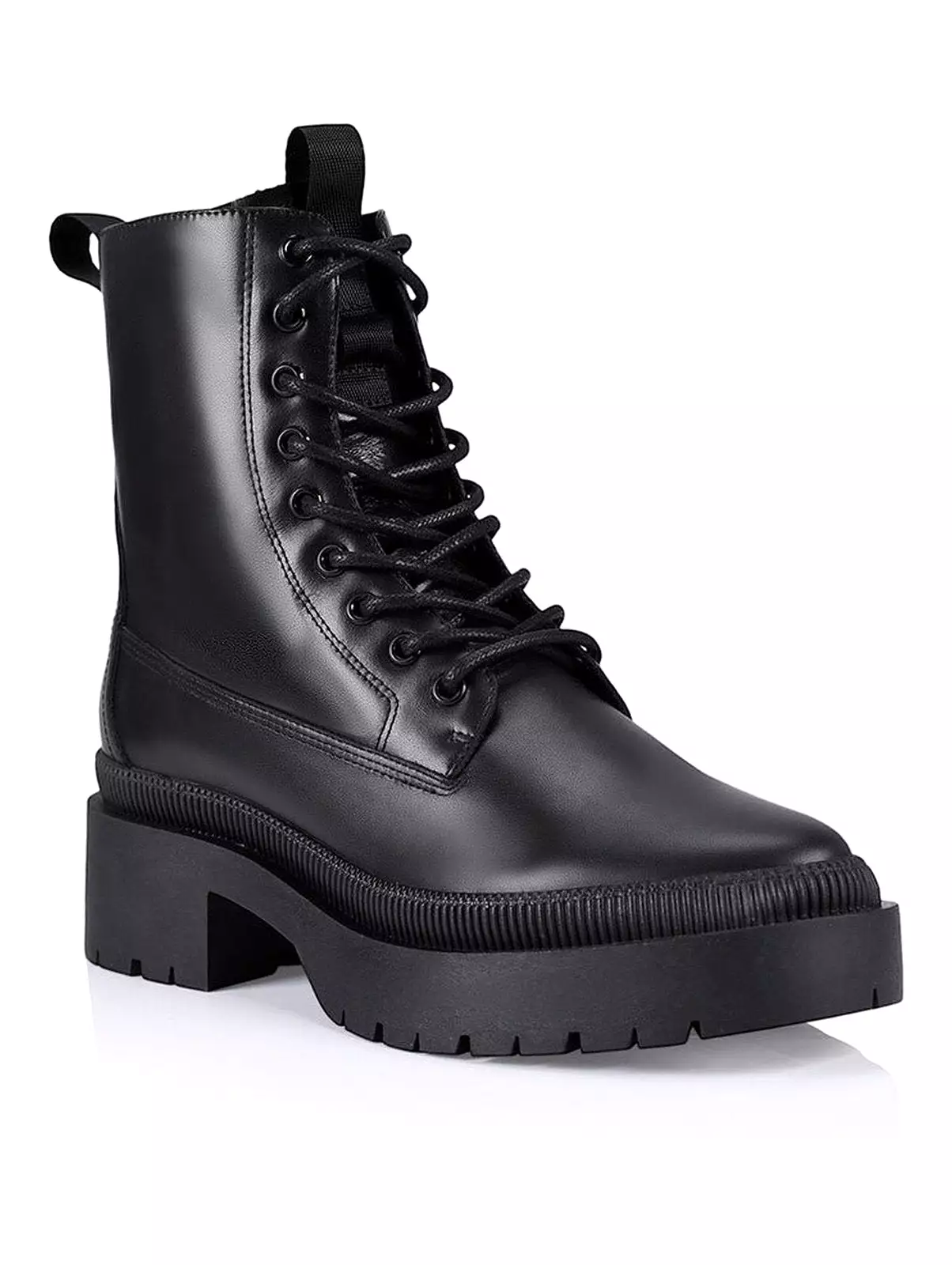 Orlando Combat Chunky Boot - Black