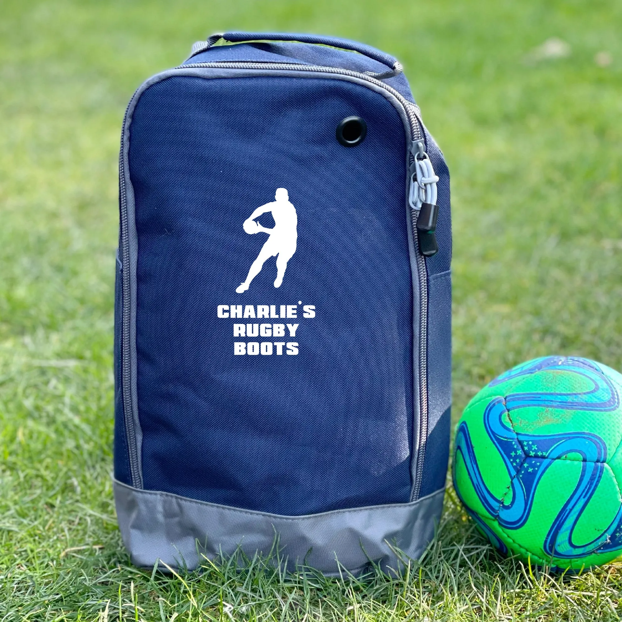 Personalised Rugby Shoes Boot Bag