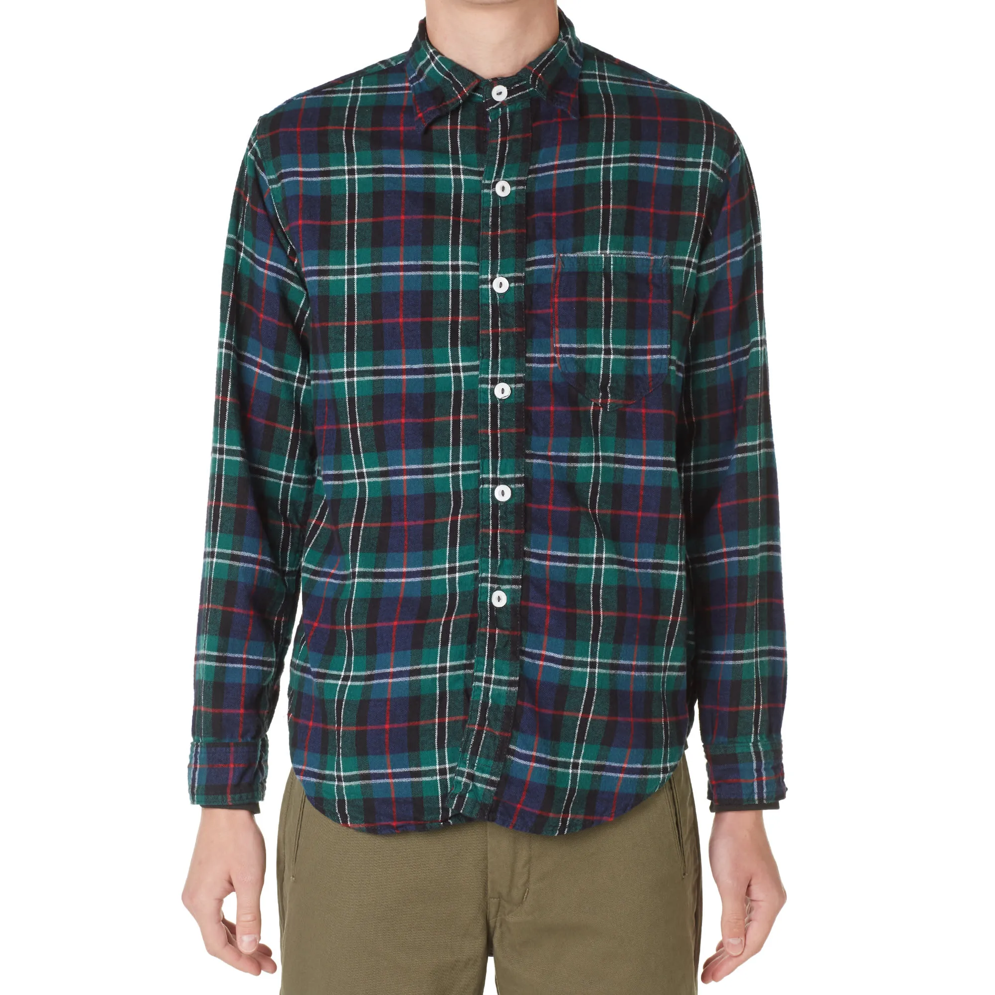 Post Overalls The Post 2 ShirtGreen Plaid