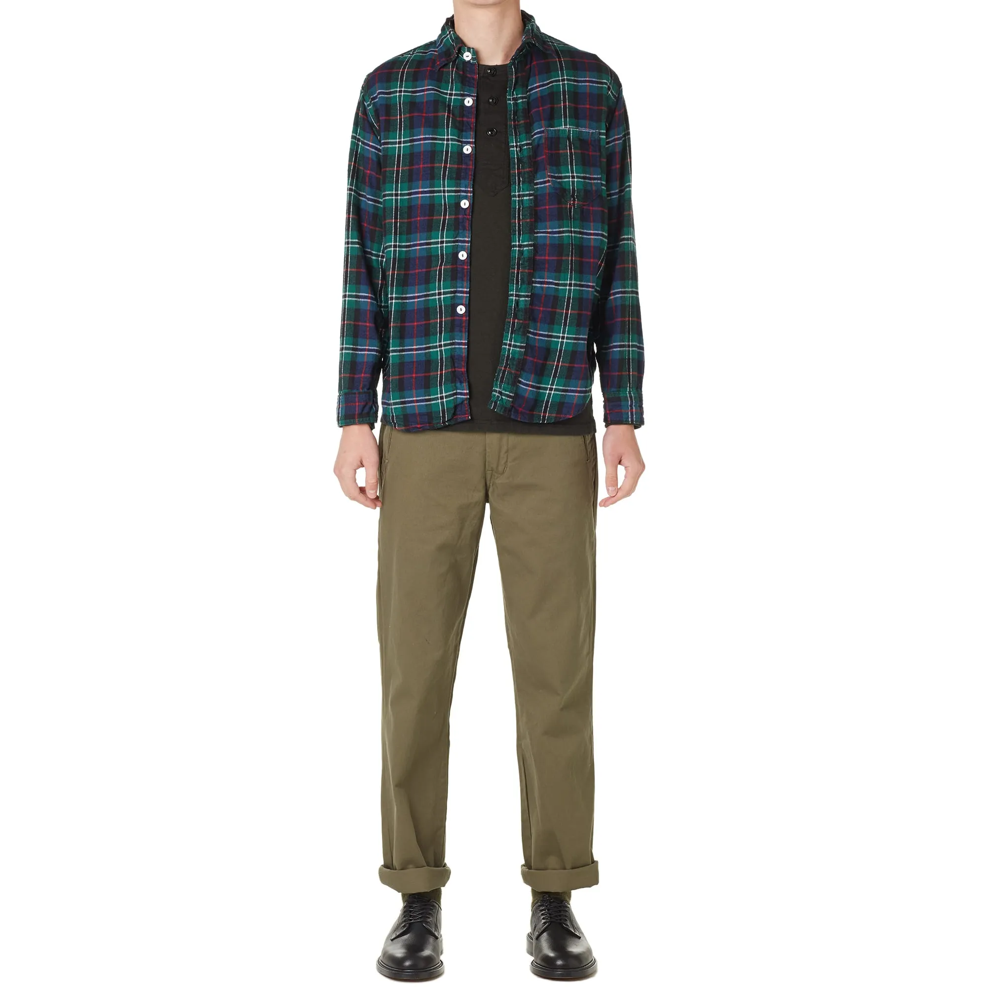 Post Overalls The Post 2 ShirtGreen Plaid