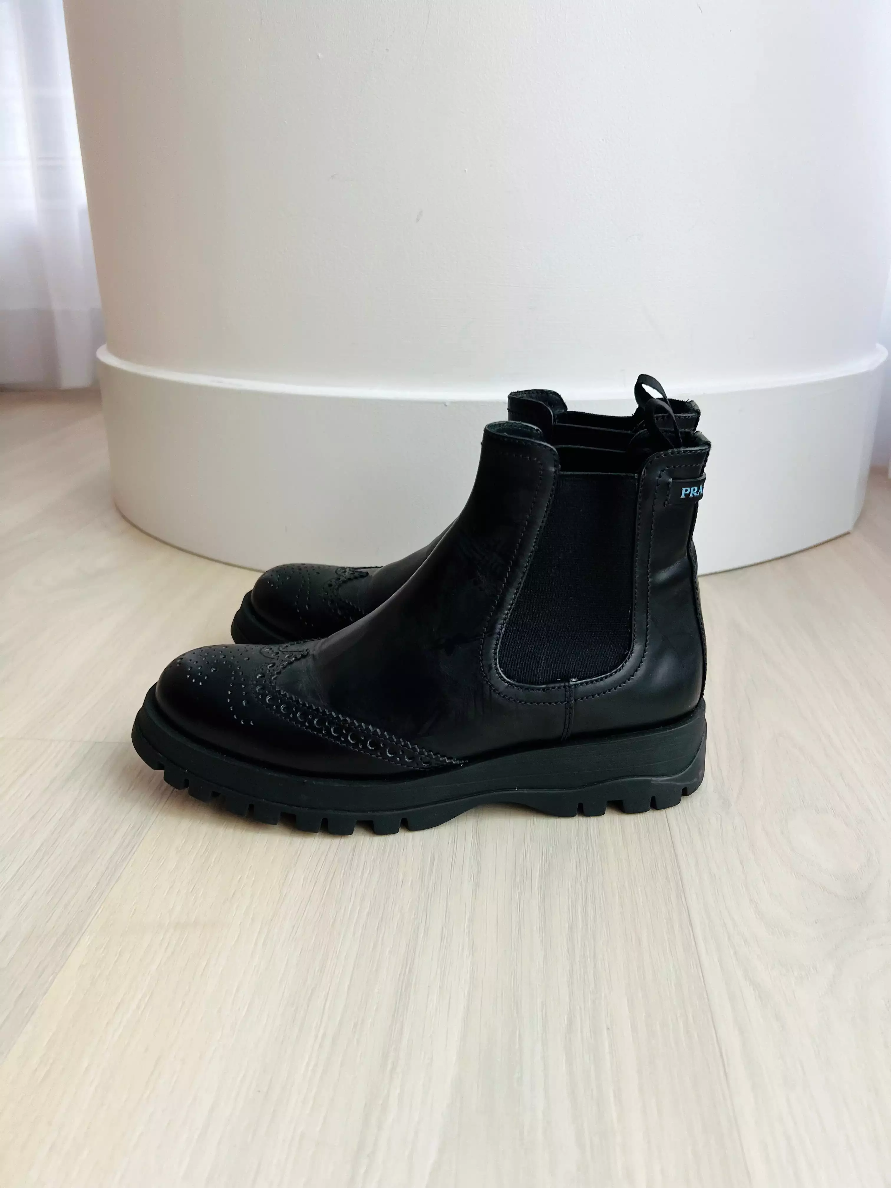 Prada Combat Boots