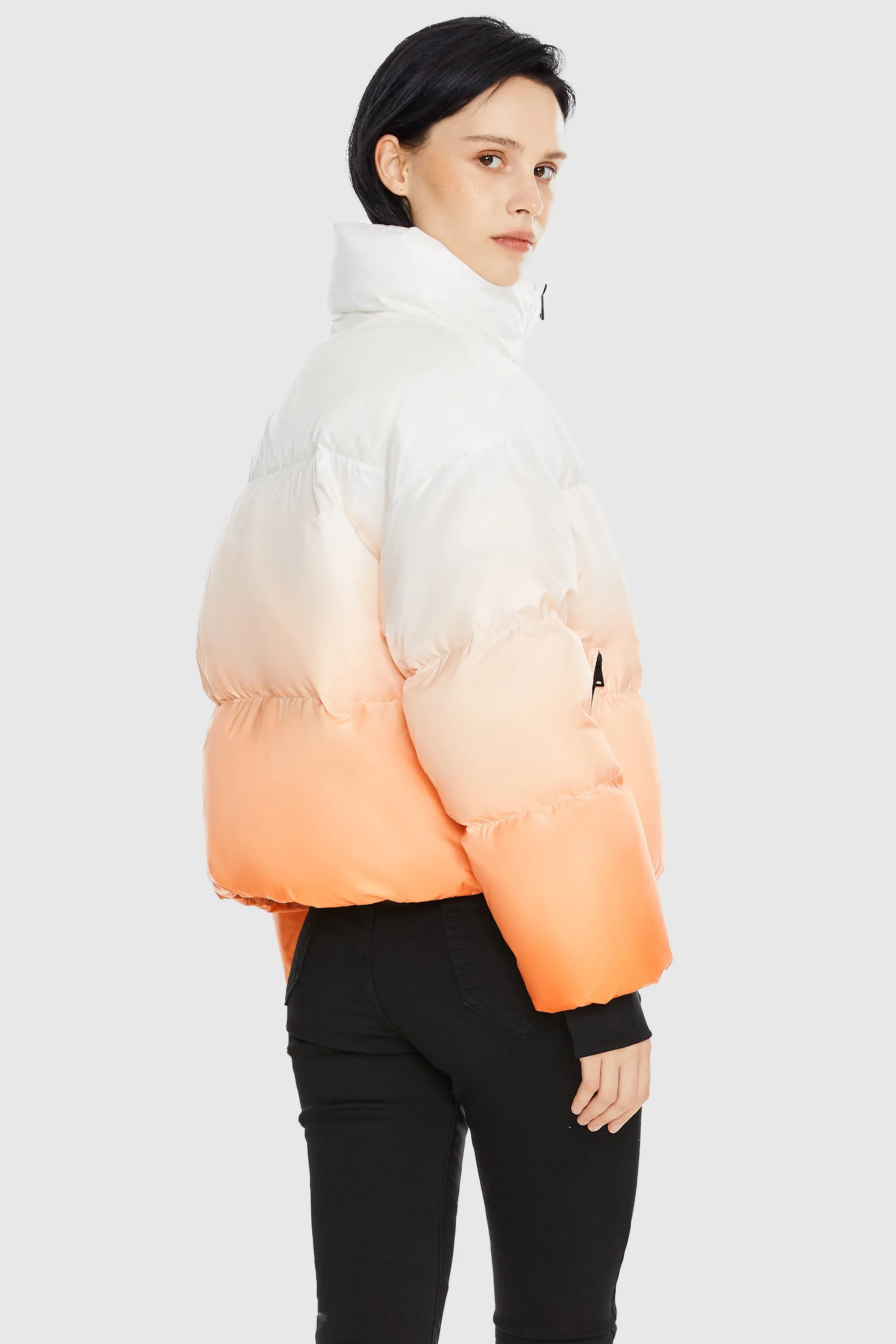 Puff-O Summit Ombre Cropped Puffer