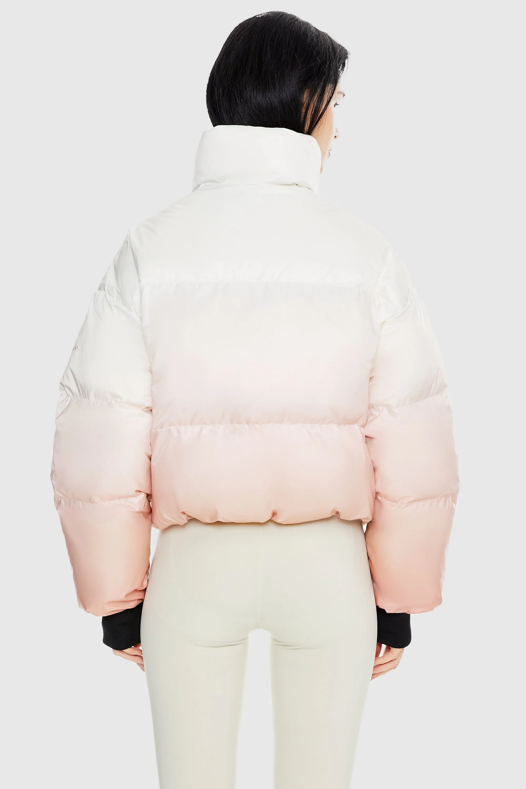 Puff-O Summit Ombre Cropped Puffer