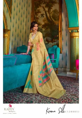 Rajtex, Sarees Kiama Silk Fancy Designer Saree Collection