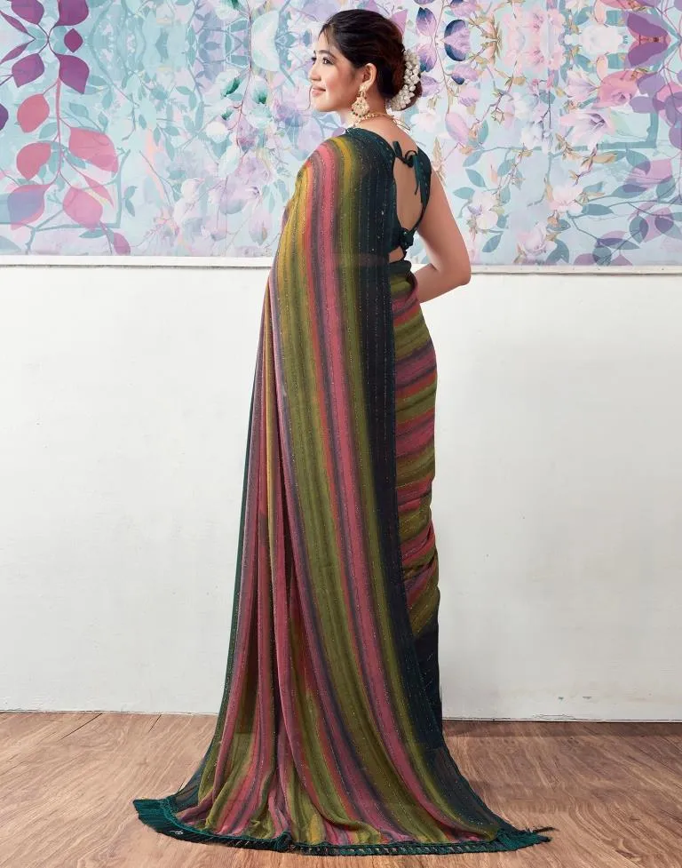 Rama Georgette Printed Sarees