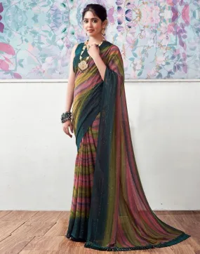 Rama Georgette Printed Sarees