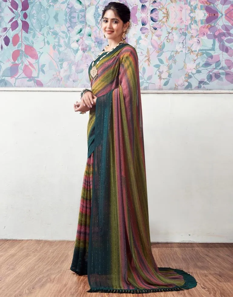 Rama Georgette Printed Sarees