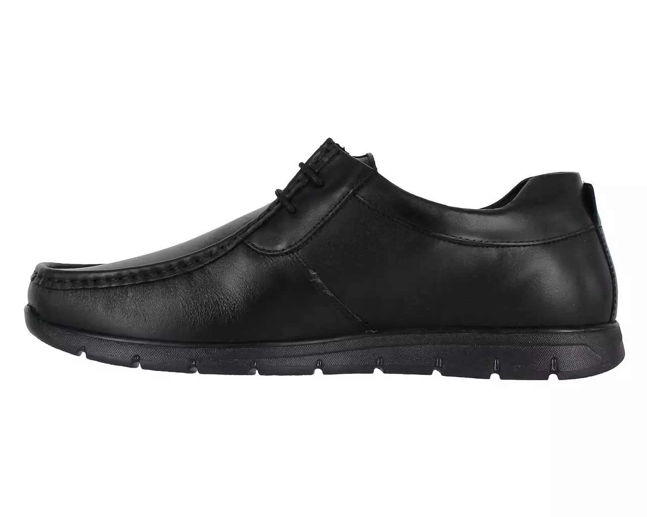 Red Tape Norton Leather Casual Shoes Black