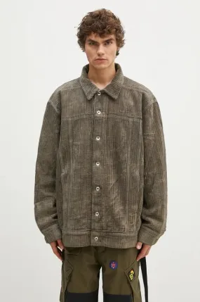 Rick Owens corduroy jacket Jumbo Worker gray color DU02D2761.HCF