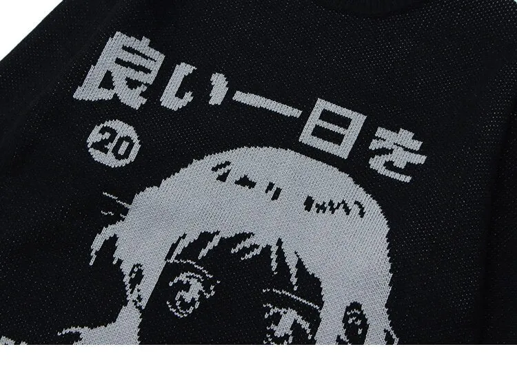 SENSELESS 20 Anime Knit Sweater