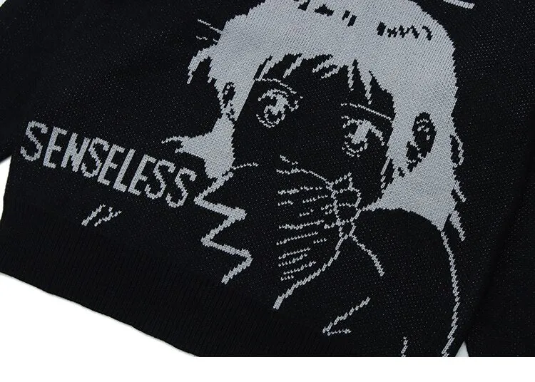 SENSELESS 20 Anime Knit Sweater