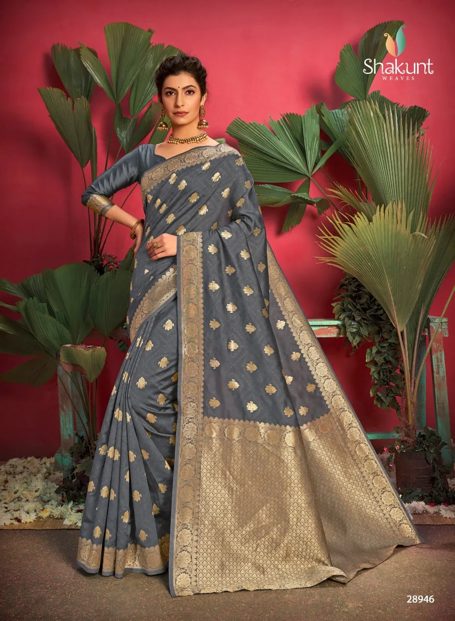 Shakunt Sarees Launched Teesta Art Silk Fancy Designer Sarees