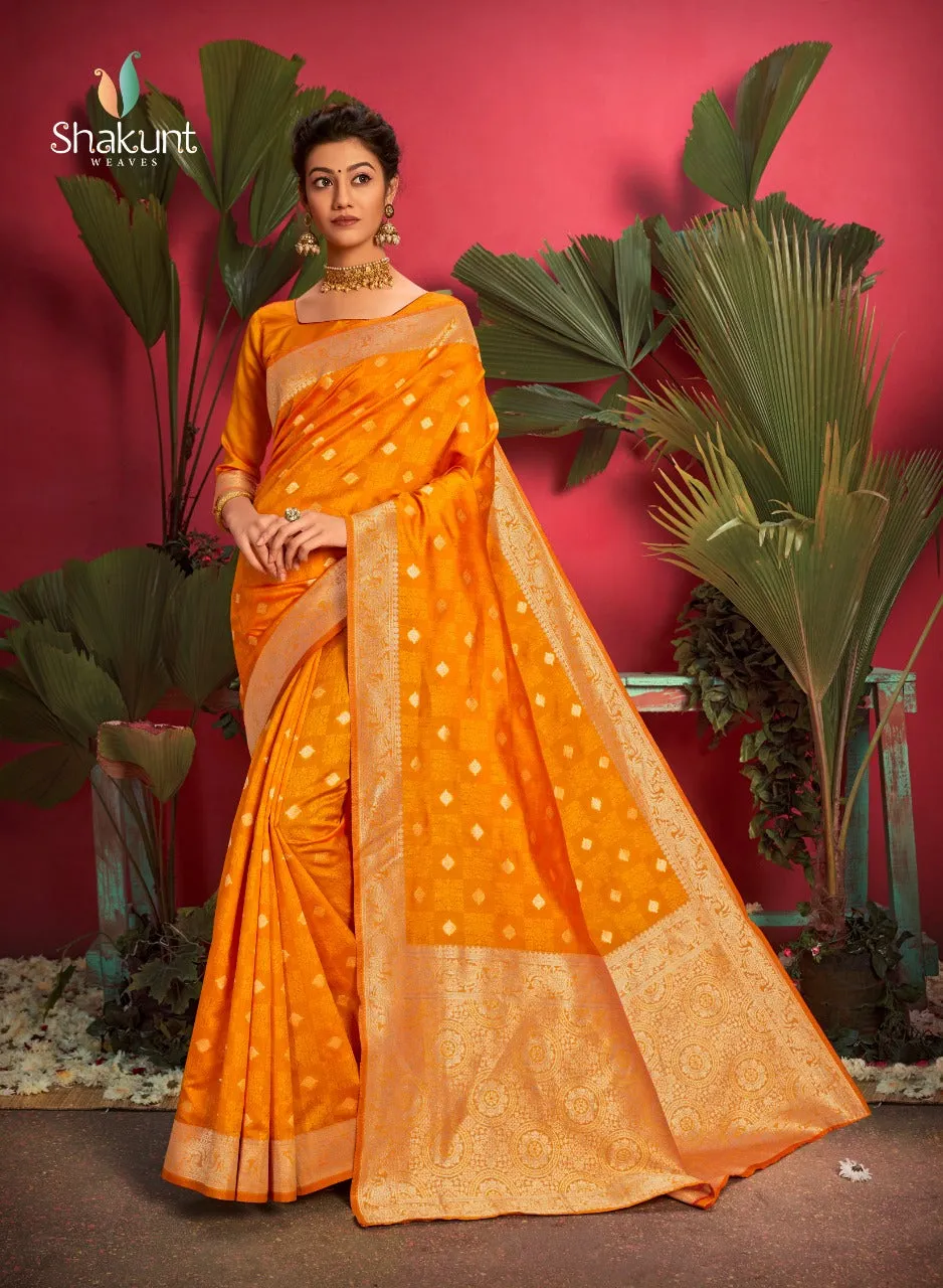 Shakunt Sarees Launched Teesta Art Silk Fancy Designer Sarees