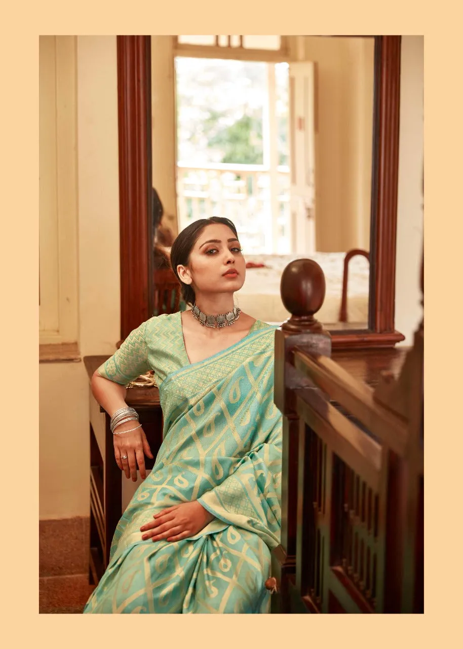 Shangrila Presents Rangsitara Brasso Fancy Designer Sarees