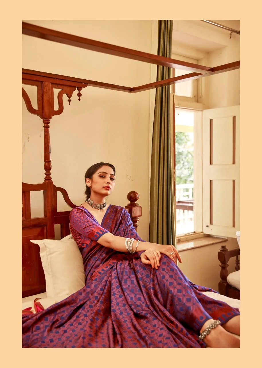 Shangrila Presents Rangsitara Brasso Fancy Designer Sarees