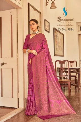 Shangrila Presents Rangsitara Brasso Fancy Designer Sarees