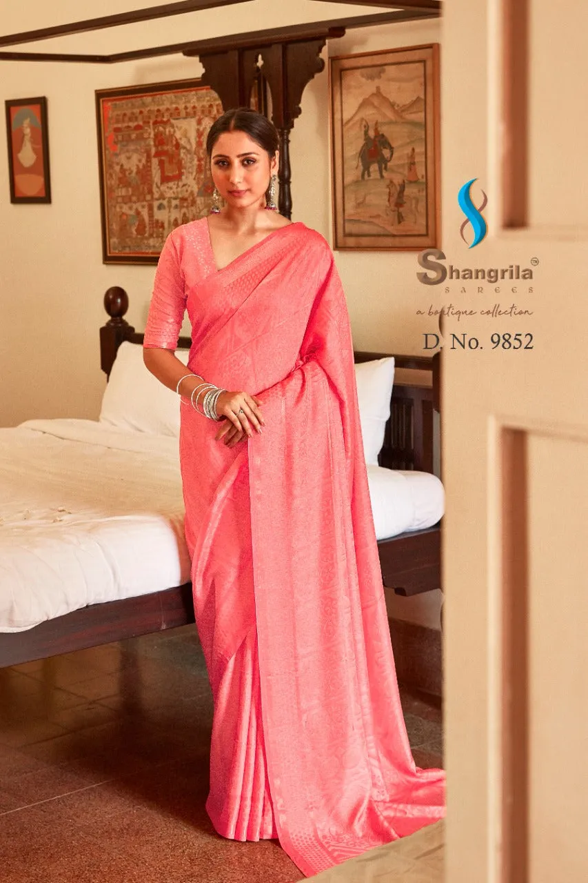 Shangrila Presents Rangsitara Brasso Fancy Designer Sarees