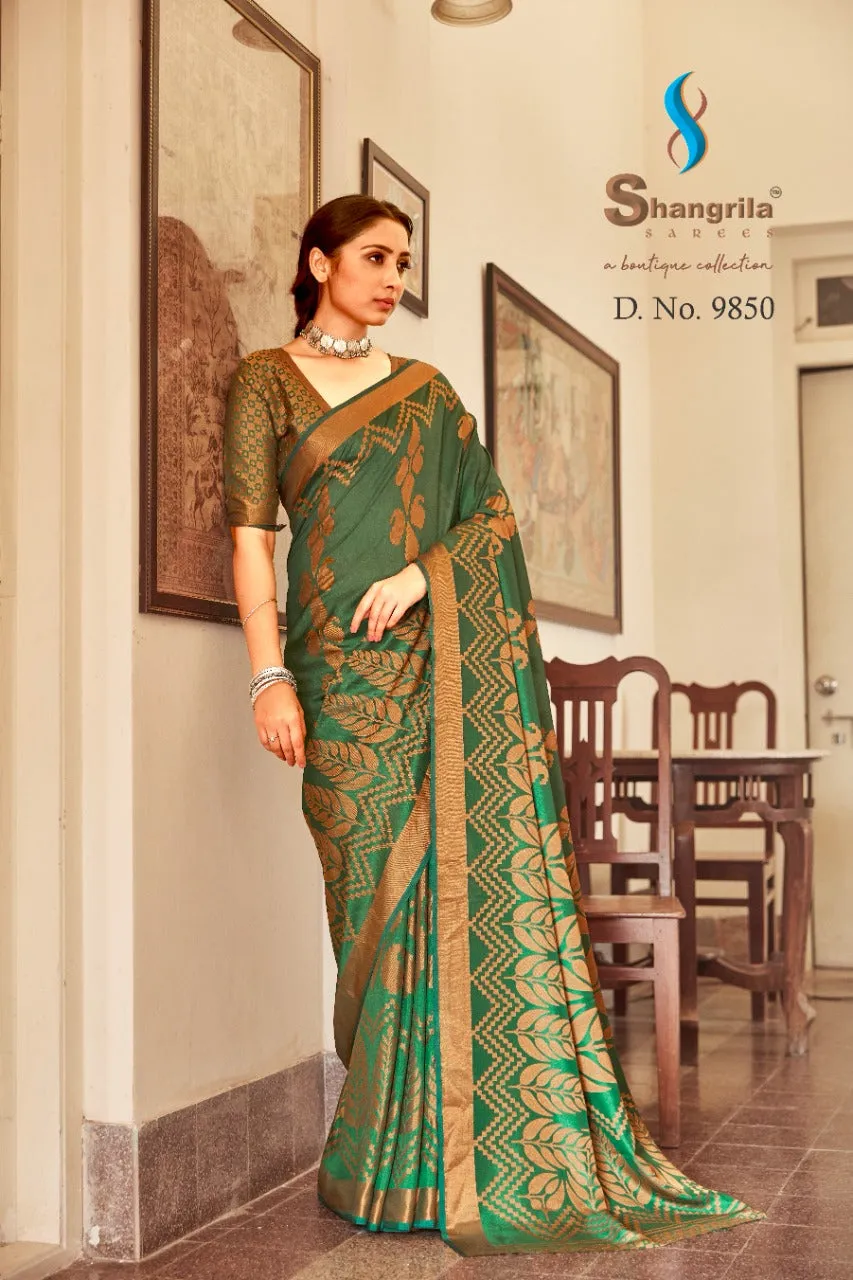 Shangrila Presents Rangsitara Brasso Fancy Designer Sarees