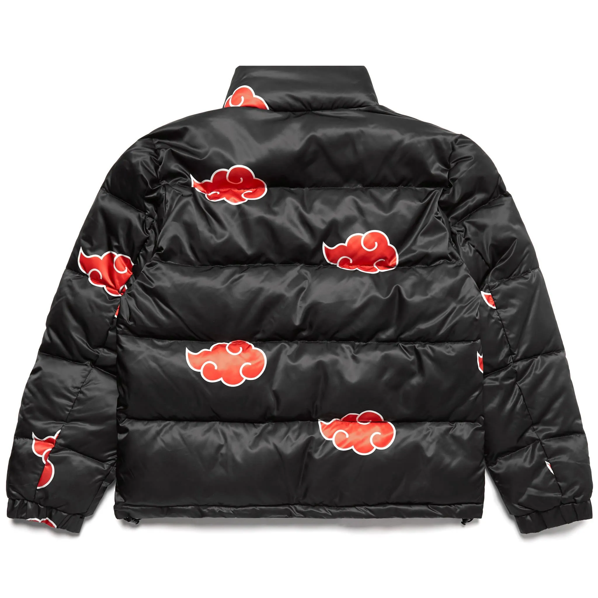 SHIPPUDEN AKATSUKI PUFFER JACKET (BLACK)