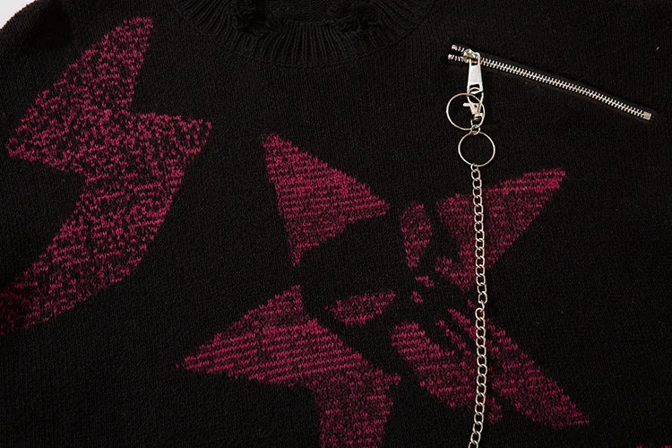 SKULL STAR Sweater