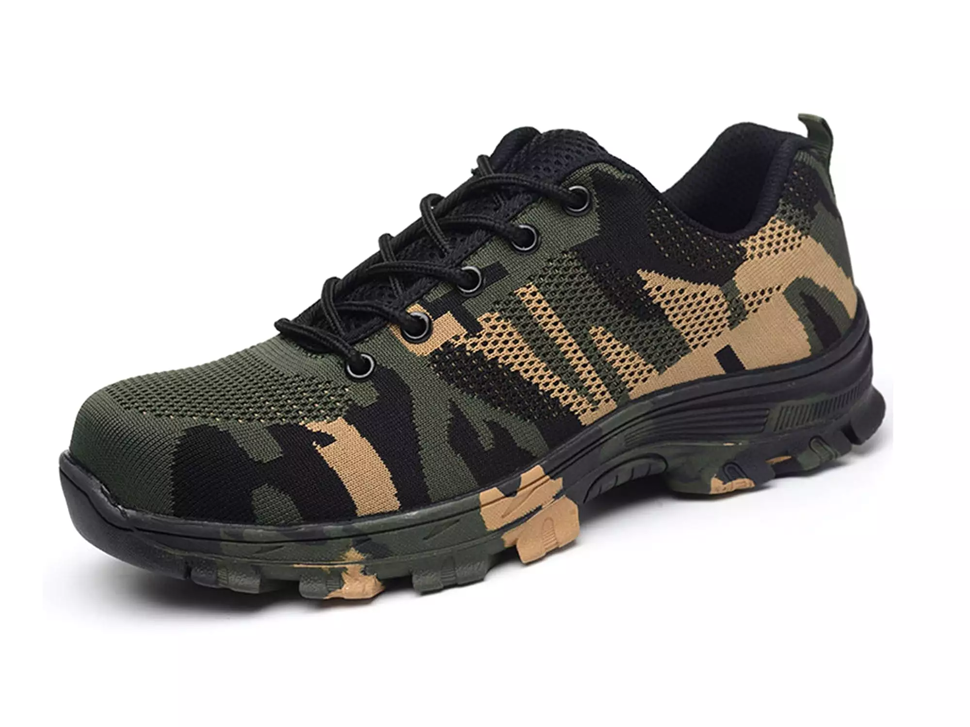 Steel Toe Safety Shoes for Men Women Industrial Sneakers Camouflage Work Shoes