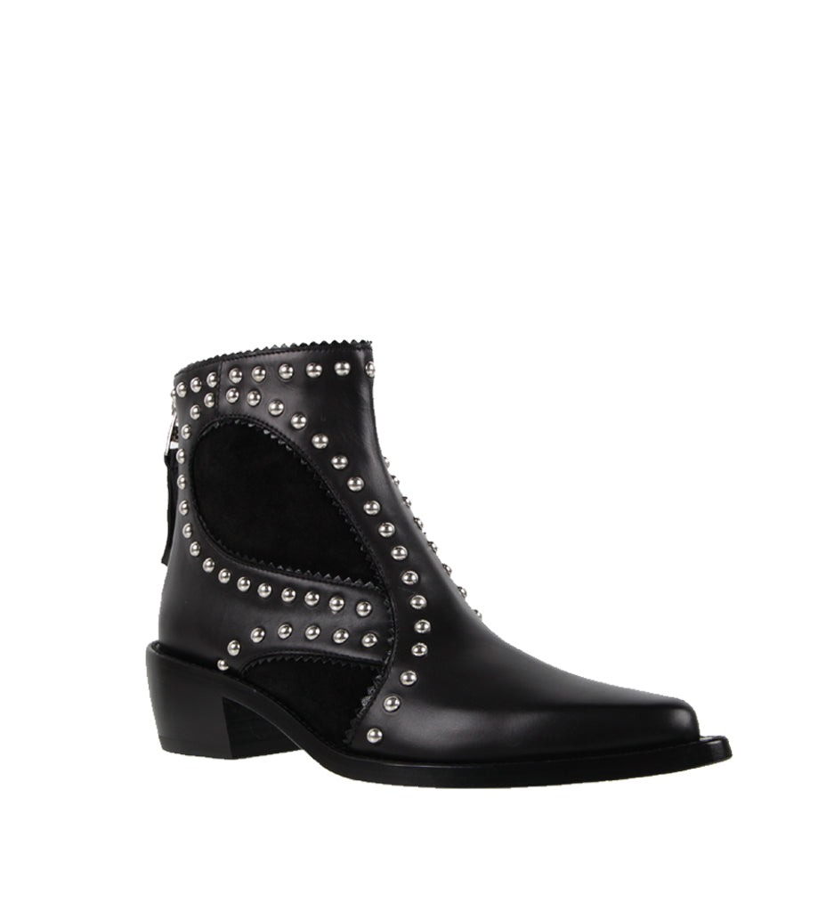 Studded Boots, Black