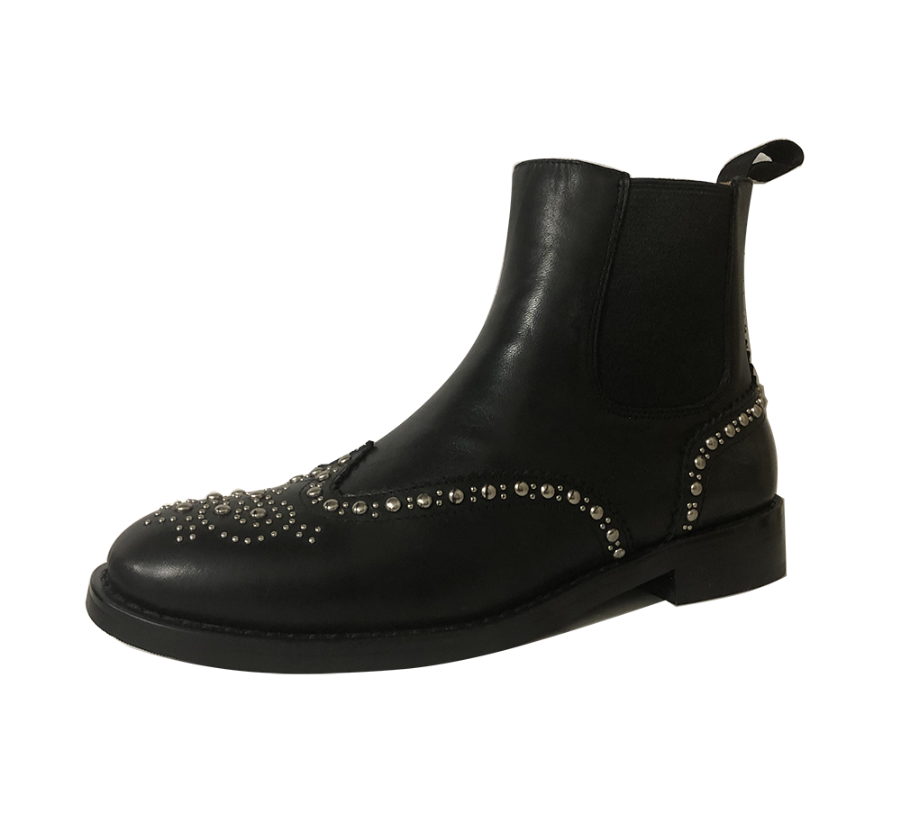 Studded Combat Boots - Final Sale