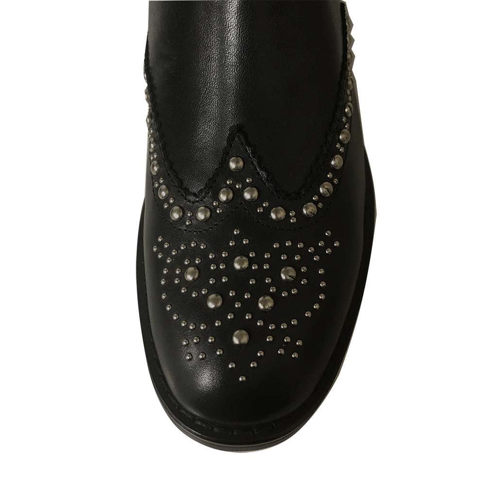 Studded Combat Boots - Final Sale