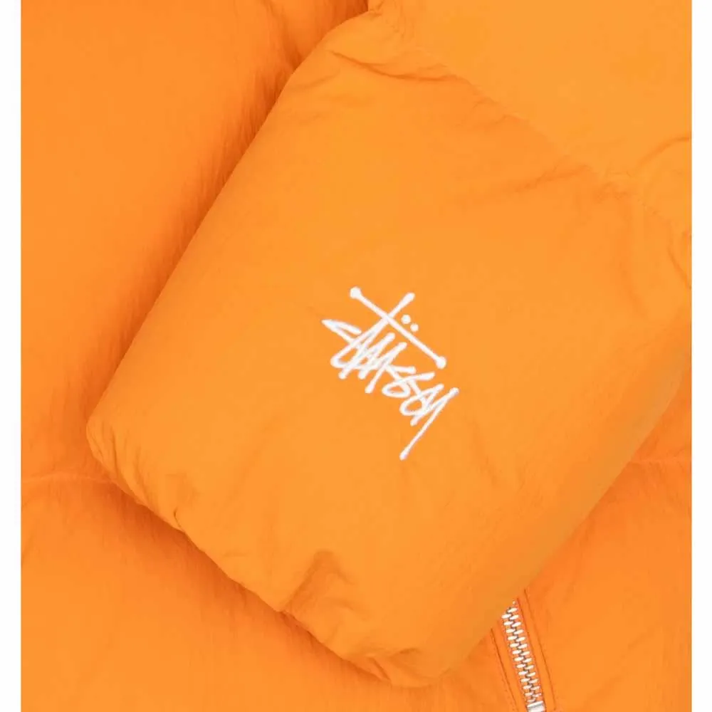 Stussy Nylon Down Puffer Orange