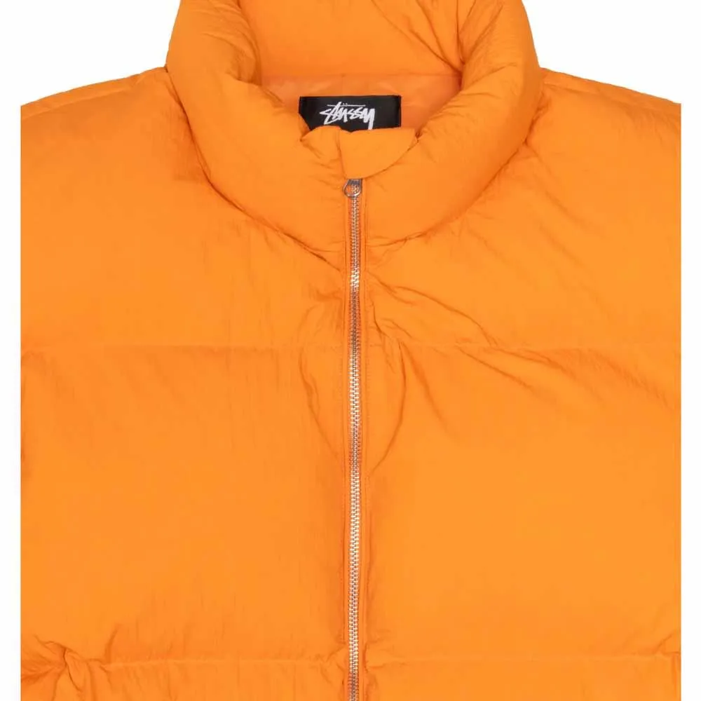 Stussy Nylon Down Puffer Orange