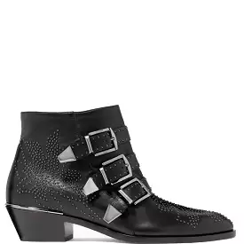 Susanna Low Boot, Black/Gunmetal