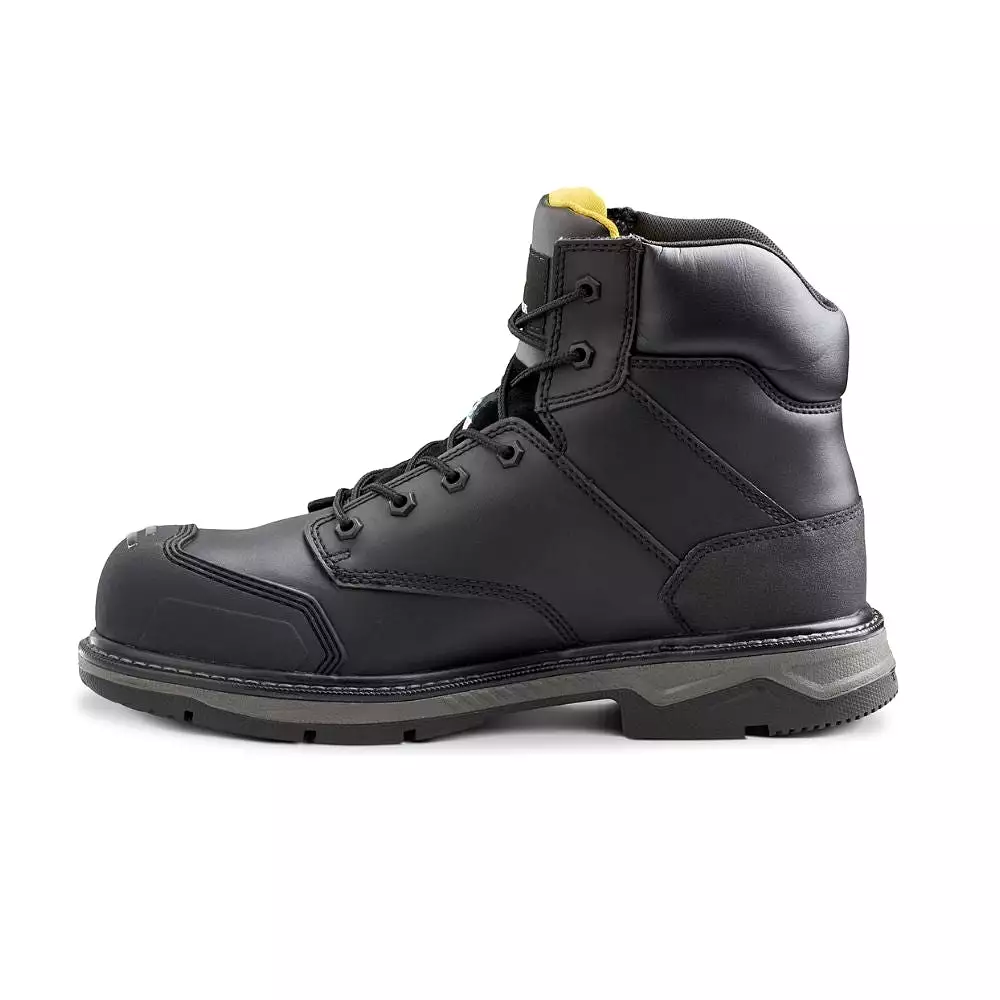 Terra Patton TR0A4NS6BLK Unisex 6 Steel Toe Work Safety CSA Boot  - Black