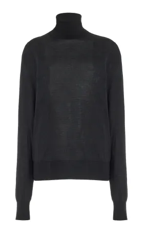 The Row Eva Cashmere Turtleneck Sweater