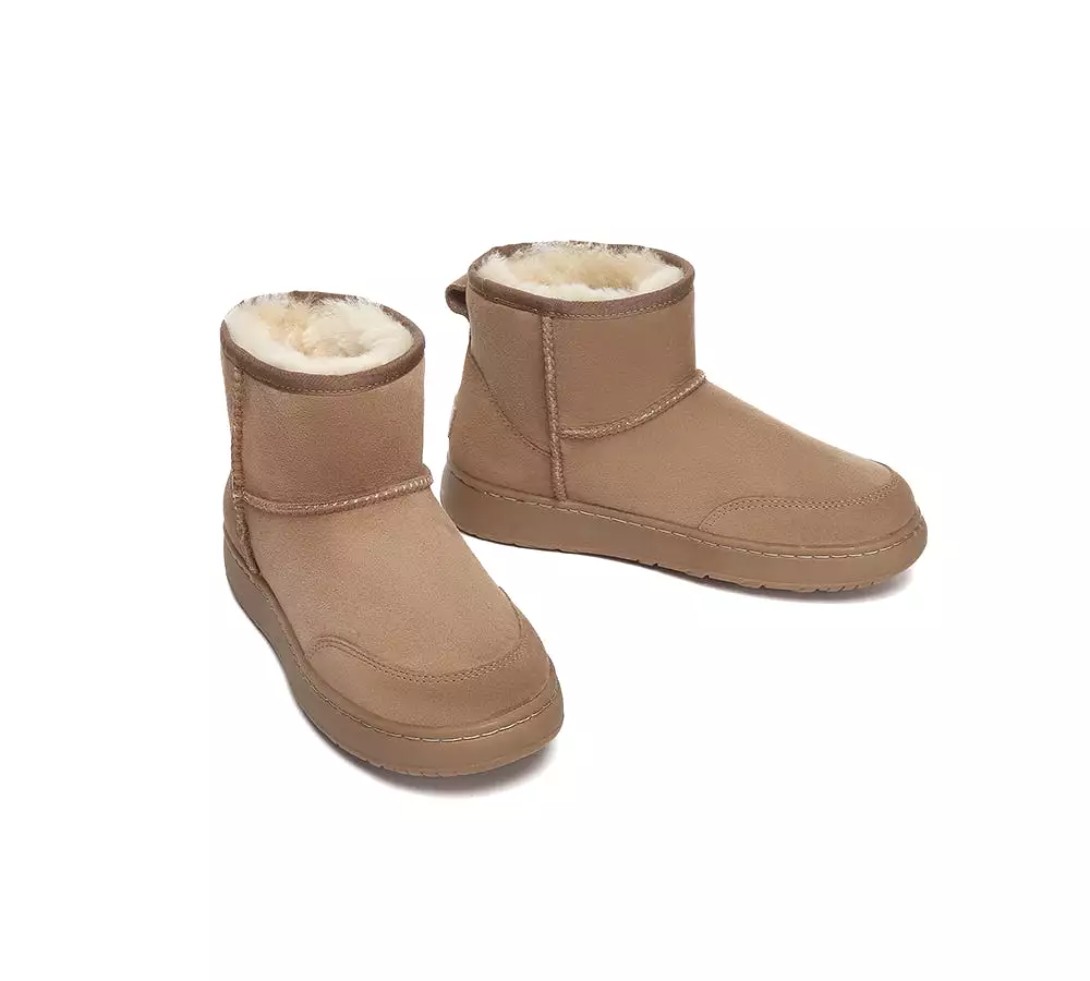 UGG AUSTRALIAN SHEPHERD Sheepskin Wool Ankle Mini Classic Outdoor Boots