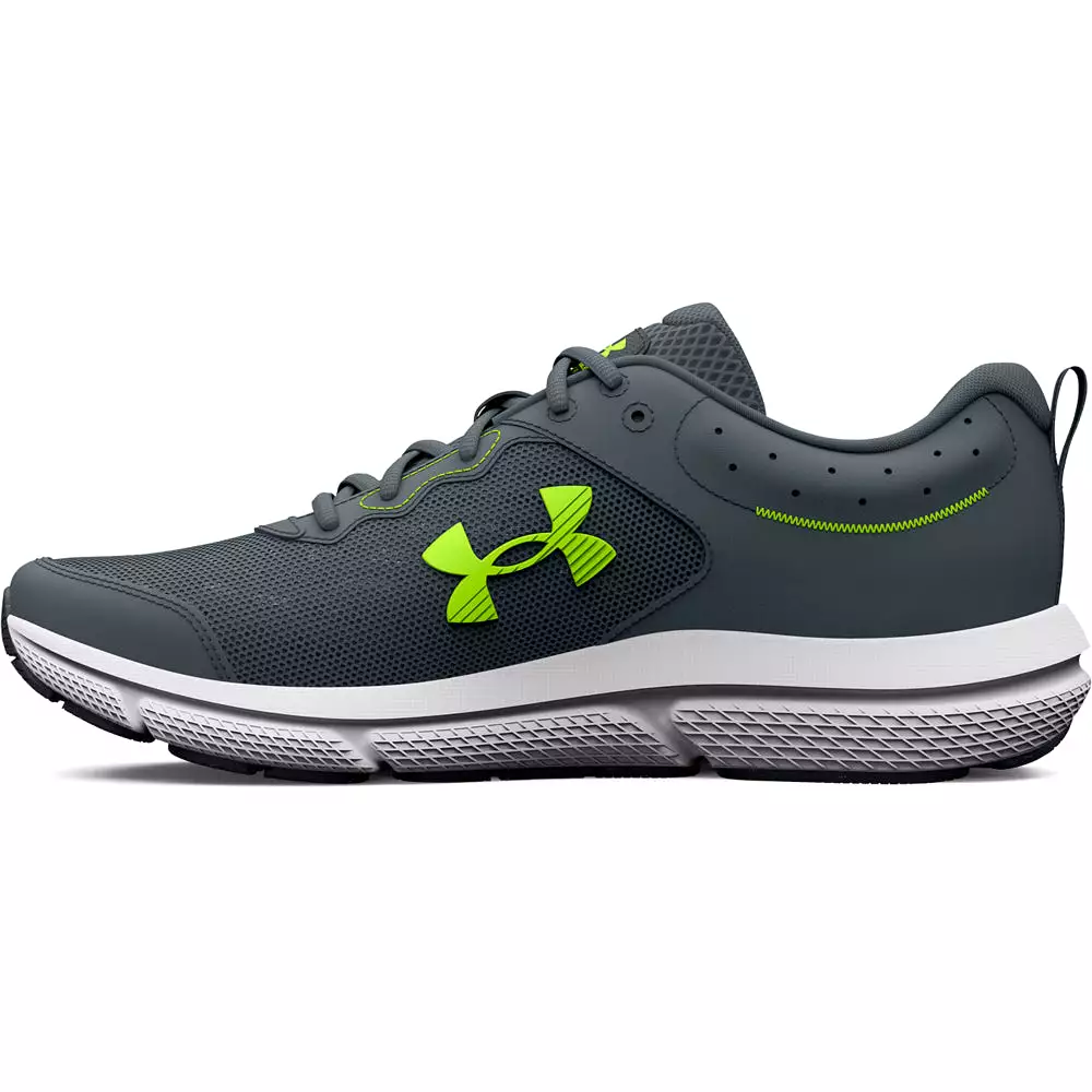 'Under Armour' Men's Charged Assert 10 - Gravel / Lime Surge