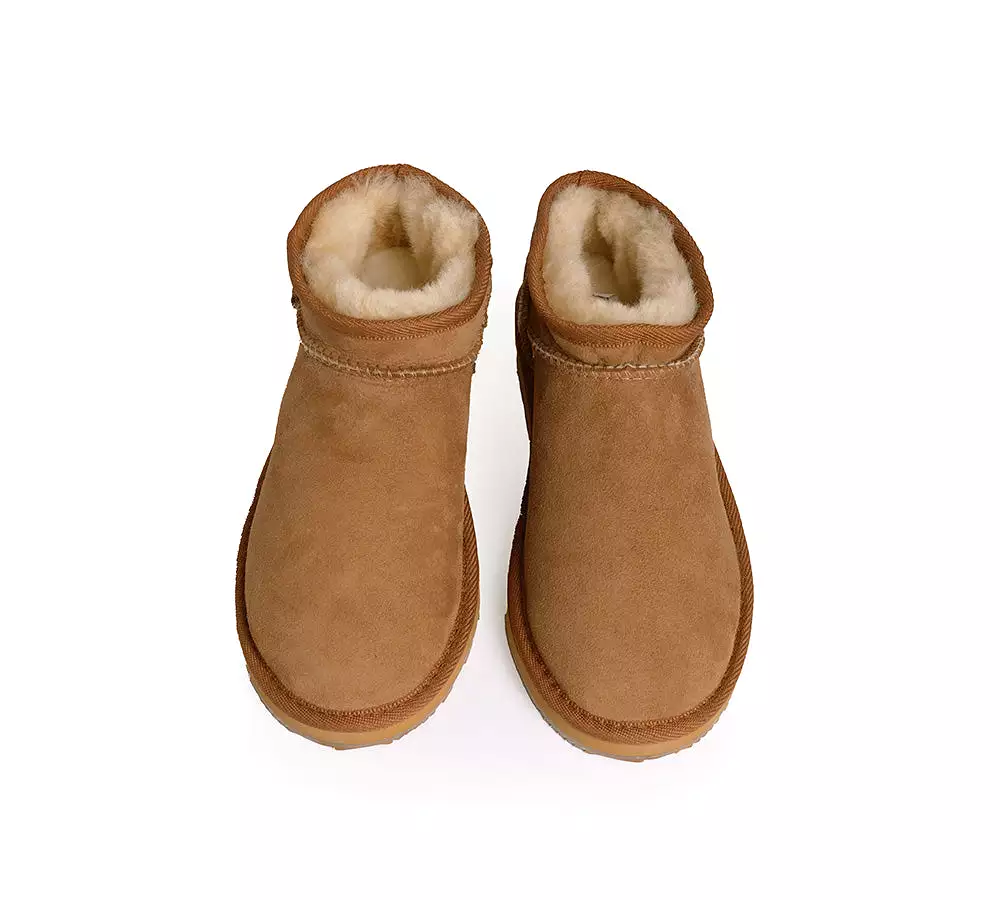 Urban UGG Australian Made Sheepskin Wool Ankle Boots Ultra Mini