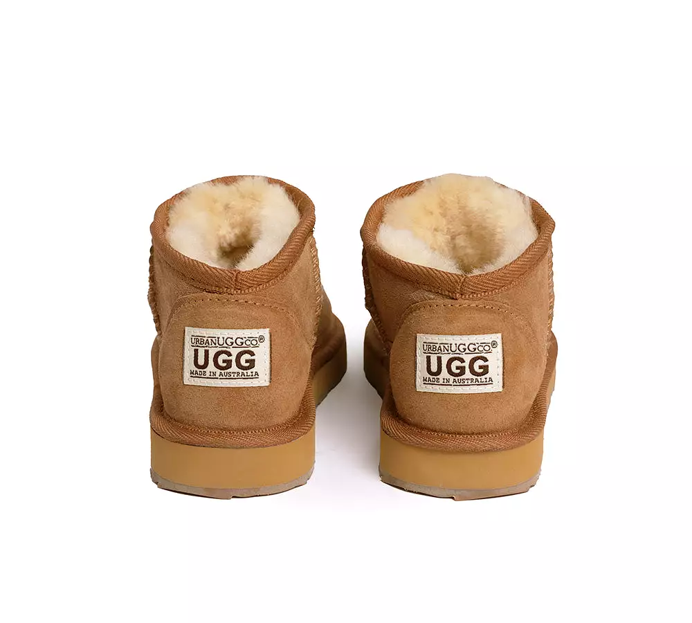 Urban UGG Australian Made Sheepskin Wool Ankle Boots Ultra Mini