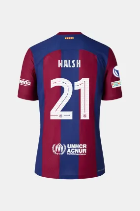 UWCL FC Barcelona Home Shirt 23/24 Player's Edition - Women - WALSH