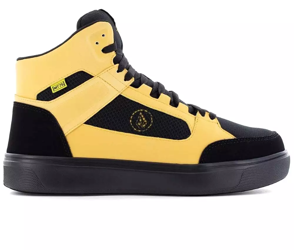 'Volcom' Men's Athletic High Top EH Comp Toe - Black / Yellow